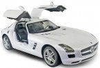 Kids 1:14 Scale Red / White R/C Mercedes-Benz SLS AMG Toy