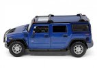 Yellow / Blue 1:27 Scale Maisto Diecast 2003 Hummer H2 Model