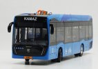 Blue 1:43 Scale Diecast KAMAZ Pure Electric City Bus Model