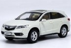 1:18 Scale White / Red / Blue Diecast Acura RDX Model