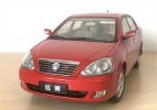 White / Red 1:18 Scale Diecast 2006 Geely Vision Model