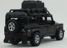 White / Black 1:32 Scale Kids Diecast Land Rover Defender Toy