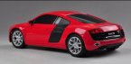 Red / White 1:24 Scale Full Function Kids Welly R/C Audi R8 Toy