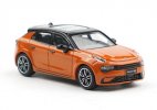 1:64 Black /Blue /Orange Diecast Lynk & Co 02 Hatchback Model