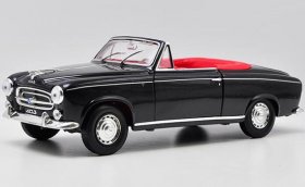 Welly 1:18 Scale Black Diecast 1957 Peugeot 403 Model