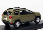 Army Green 1:43 Scale NOREV Diecast 2020 Dacia Duster SUV Model