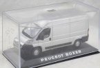 Silver 1:43 Scale Diecast Peugeot Boxer Model