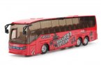 1:32 Scale Pull-back Function White / Red Kids Tour Bus Toy