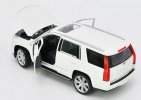 Black / White 1:24 Scale Diecast 2017 Cadillac Escalade Model