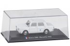 1:43 Scale White Diecast 1962 Simca 1000 Marseille Taxi Toy