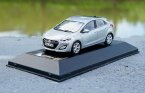 1:43 Scale Silver / Blue Premium-X Diecast Hyundai I30 Model