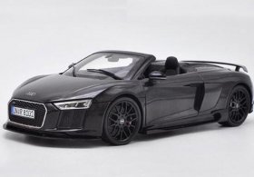 1:18 Scale Black Diecast Audi R8 Spyder Model