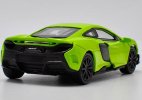 Kids 1:36 Scale Welly Red / Green Diecast McLaren 675LT Toy