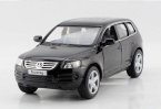 Kids 1:38 Black / Red / Gray / Silver Diecast VW Touareg Toy