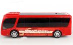 Red / White Plastic Electric Airport Express Coach Bus Toy