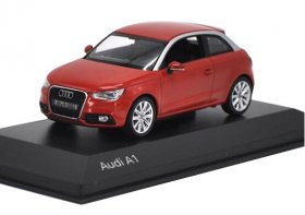 Red / Black 1:43 Scale Kyosho Diecast Audi A1 Model