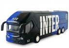 Internazionale Milano Black-Blue Painting Diecast Coach Bus Toy