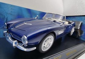 Blue 1:18 Scale Diecast 1956 BMW 507 Car Model