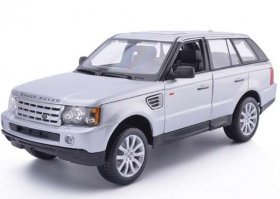 Silver / Red 1:18 Scale Maisto Diecast Range Rover Sport Model