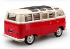 1:24 Scale Green / Red Diecast 1962 VW T1 Bus Toy