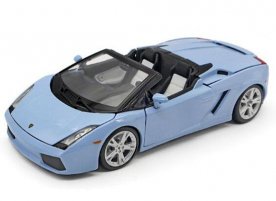 1:18 MaiSto Blue Diecast Lamborghini Gallardo Spyder Model