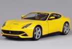 Red / Yellow 1:24 Bburago Diecast Ferrari F12 Berlinetta Model