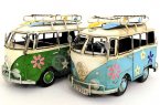 Red / Blue / Green / Pink Handmade Medium Scale VW Bus Model