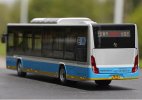 1:43 Scale Blue Beijing NO.44 Diecast Foton AUV City Bus Model