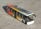 Red-Yellow 1:64 Scale Die-Cast 2008 BeiJing Olympic Bus Model