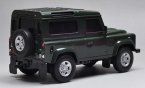 Kids Silver / Deep Green 1:24 Welly R/C Land Rover Defender Toy