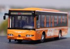 Orange 1:42 Scale Diecast Yutong BRT City Bus Model