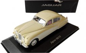 Off-White 1:43 Scale IXO Diecast Jaguar MK Model