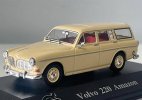 1:43 Scale Atlas Creamy White Diecast Volvo 220 Amazon Model