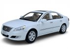 Blue / Silver / White 1:18 Scale Diecast Hyundai Sonata Model