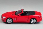 Red Kids 1:36 Scale Welly Diecast Mercedes-Benz SL500 Toy