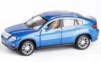 Kids 1:32 Red / Black / White / Blue Diecast BMW X6 Toy