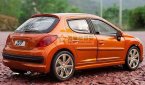 1:32 White / Red / Green / Orange Kids Diecast PEUGEOT 207 Toy