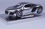 Black 1:24 100th Anniversary Souvenir Edition Diecast Audi R8