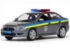 Gray 1:43 Scale Ukraine Police Diecast Mitsubishi Lancer Model