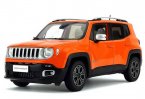 White / Orange / Red / Gray 1:18 Diecast Jeep Renegade Model