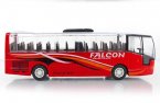 Kids Yellow / Red Pull-Back Function Die-Cast Tour Bus Toy