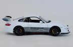 1:18 Scale White Welly Diecast Porsche 911 997 GT3 RS Model
