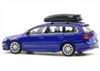 1:64 Scale Blue Diecast VW Passat Variant R36 Model