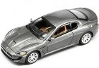 Gray 1:64 Scale Diecast Maserati GranTurismo Model
