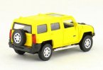 Red / Yellow 1:43 Scale Kids Diecast Hummer H3 Toy