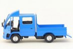 1:32 Scale White / Yellow / Blue Isuzu Light Truck Toy