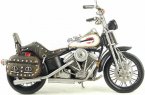 Medium Scale Handmade Tinplate Vintage Harley Davidson Model