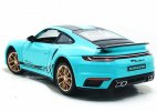 Blue / Pink 1:24 Scale Diecast Porsche 911 Turbo S Car Toy