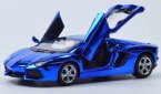 Purple / Blue / Golden Kids 1:32 Diecast Lamborghini Aventador