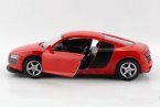 White / Orange / Green / Red / Yellow Diecast Audi R8 Car Toy